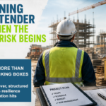 Winning the tender is when the real risk begins